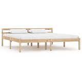 The Living Store Posteljni okvir iz trdne borovine 160x200 cm - Posteljni Okvir, (21531029) | Shoptok.si
