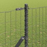 Euro Ograđivanje Ukop 10 x 1,5 m Čelik premazan PVC-om Siva | shoptok.hr