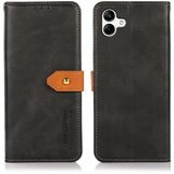 INORCO KHAZNEH za Samsung Galaxy F14 5G usnjena torbica za telefon s teksturo goveje kože, ovitek za telefon s stojalom, (22036276) Cene