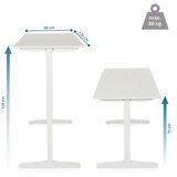 MID.YOU Dvižna Miza Stand Basic, Bela | Shoptok.si