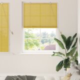 vidaXL Zavjese i sjenila sa zavjesama Žuta 120 x 160 cm bambus | shoptok.hr