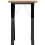 vidaXL Blagovaonski stol Y-oblika 50x50x75 5 cm od borovine i željeza | shoptok.hr