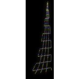 vidaXL LED božično drevesce med 276 LED večbarvno 511 cm Kovina | Shoptok.si