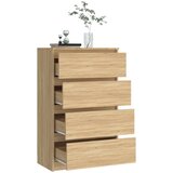  Komoda sonoma hrast 60x35x98,5 cm konstruiran les, (20621425) | Shoptok.si