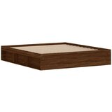  Za krevet smeđi hrast 180 x 200 cm veliki bračni | shoptok.hr