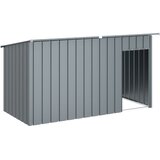  Kućica za pse s krovom antracit 196x91x110 cm pocinčani čelik | shoptok.hr
