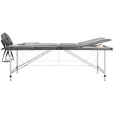 vidaXL Masažni stol s 3 zone i aluminijskim okvirom antracit 186x68 cm Cijene