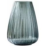 Bitz siva staklena vaza Kusintha, visina 22 cm