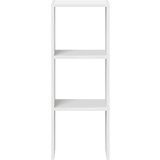 vidaXL Knjižna omara zložljiva bela 30x30x80 cm inženirski les | Shoptok.si