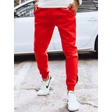 DStreet Spodnie męskie dresowe czerwone | Shoptok.si