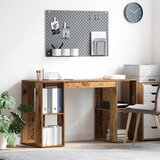  Stol s policom Staro drvo 130 x 50.5 x 75 cm Konstruirano drvo | shoptok.hr