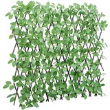 vidaXL Proširiva rešetka od umjetnog bršljana zelena 180 x 65 cm Cijene