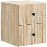  Noćni ormarić za montažu na zid Hrast sonoma 33 x 34,5 x 40 cm | Eponuda.com