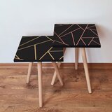 Hanah home Set 2 stočića 2Shp405 Black | Eponuda.com
