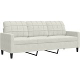  3-dijelni set sofa s jastucima krem baršunasti | shoptok.hr