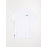 Sinsay Pamučna majica comfort fit s natpisom na leđima | shoptok.hr