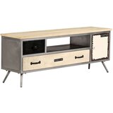 In TV omarica iz trdnega mangovega lesa in jekla 120x30x45 cm | Shoptok.si
