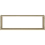  Kockaste zidne police 2 kom boja hrasta 80x15x26 5 cm iverica | shoptok.hr
