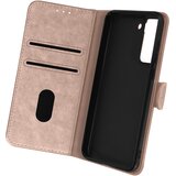 AVIZAR folio case samsung galaxy S21 fe z držalom za kartico - roza guba, (20616078) | Shoptok.si