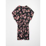 Sinsay Viskozna mini haljina s pojasom s cvjetnim uzorkom | shoptok.hr