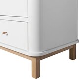 Oliver Furniture® dvokrilni ormar white/oak | shoptok.hr