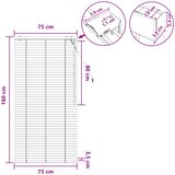  Venecijanska roleta Crna 75 x 160 cm 35 mm | shoptok.hr