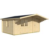 Male kuće Drvena kuća PEDRO C 445 × 320 cm sa šindrom | shoptok.hr
