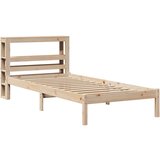 vidaXL Okvir kreveta bez madraca 75 x 190 cm od masivne borovine | shoptok.hr