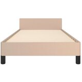  Posteljni okvir z vzglavjem kapučino 90x190 cm umetno usnje, (20903935) | Shoptok.si