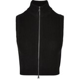 Urban Classics Women's short knitted vest black | shoptok.hr