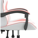  Igraća stolica bijelo-ružičasta od umjetne kože | shoptok.hr