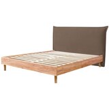 Bobochic Paris Smeđi/u prirodnoj boji bračni krevet s podnicom 160x200 cm Charlie – Cijene