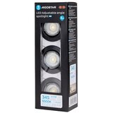 Aigostar KOMPLET 3x LED ugradna svetiljka 1xGU10/4,5W/230V 6500K crna | Eponuda.com
