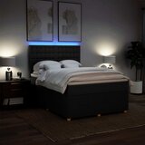  Krevet s oprugama i madracem crni 140x200 cm od tkanine | shoptok.hr