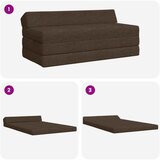 SOFA na razvlačenje Sivosmeđa 120 x 60 x 49 cm Tkanina | shoptok.hr