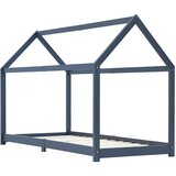 Maison Chic Otroška postelja - Otroški ležaj - Otroški posteljni okvir siv iz trdne borovine 90x200 cm, (21698333) Cene