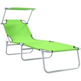  Ležaljka 2 pcs Zelena 58 x 188 x 77cm Poliester | shoptok.hr