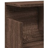  Zidni ormarić boja smeđeg hrasta 100x20x30 cm konstruirano drvo | shoptok.hr