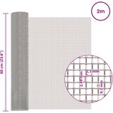 Mrežna tkanina 60 x 200 cm 8 Mesh Nehrđajući čelik 201 Srebrna | shoptok.hr