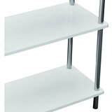 Möbelix Exklusiv regal tim, bela, barva kroma | Shoptok.si