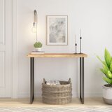 Stolna ploča 100x40x2,5 cm pravokutna bagremovo drvo živi rub | shoptok.hr