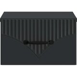  Stenski nočni omarici s predalom 2 pcs Črna 34,5 x 33 x 20 cm, (5000209958) | Shoptok.si