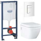 Grohe Euro Ceramic WC šolja bela, vodokotlić beli taster | ePonuda.com