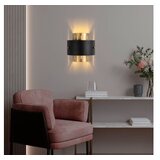 Opviq vall lamp zidna zlatno - crna lampa noctra 15351 | ePonuda.com