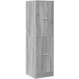 vidaXL Lekarniška omara siva sonoma 40x41x144,5 cm inženirski les | Shoptok.si