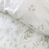 Bianca Zelena/krem pamučna posteljina za bračni krevet/za produženi krevet 230x220 cm Thea Floral – | shoptok.hr