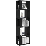 vidaXL Book Cabinet/Room Divider Črni hrast 45x24x159 cm | Shoptok.si