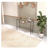 Hanah home polica lala black glass cene