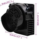 vidaXL LED svjetlosne trake s 90 LED žarulja i ventilatorom 900 cm | shoptok.hr