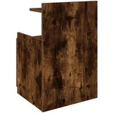 vidaXL Nočne omarice 2 kosa z 2 predaloma dimljen hrast 40x36,5x62 cm | Shoptok.si